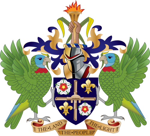 Coat of arms of Saint Lucia
