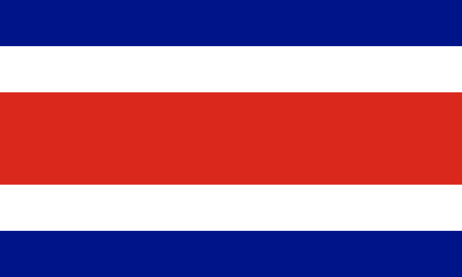 Flag costa rica svg